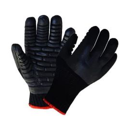 Брендовані антивібраційні рукавички з лого компанії 