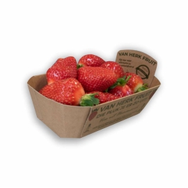 Упаковка для ягод, овощей и фруктов с печатью логотипа