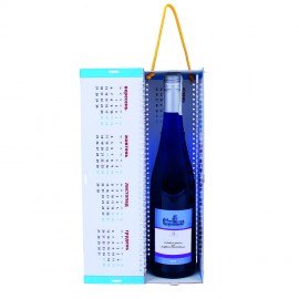 Календарь - сувенирная упаковка для шампанского