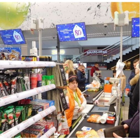 Аренда рекламы в супермаркетах на заказ в Киеве