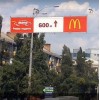 Аренда рекламы на растяжках над дорогой на заказ в Украине картинка 1