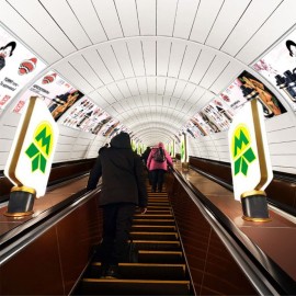 Реклама на ескалаторах в Україні