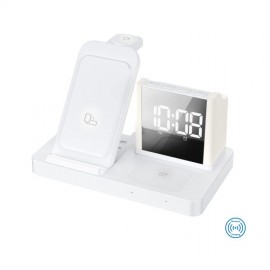 Беспроводное зарядное устройство с часами Time Dock