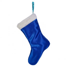Шкарпетка новорічна з атласу