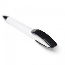 Ручка пластикова з кольоровими носиком і кліпом