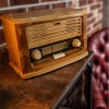 Ретро радио «Малыш» FM-радио, бамбуковый корпус картинка 6