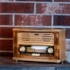 Ретро радио «Малыш» FM-радио, бамбуковый корпус картинка 3