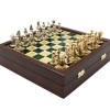Шахматы «Византийская Империя» зеленые, 20x20 см картинка 1
