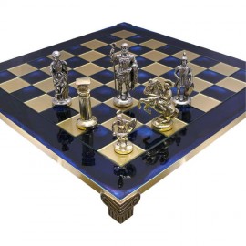 Шахматы «Римляне», синие, 44х44 см