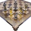 Шахматы «Мушкетеры», коричневые, 44х44 см картинка 2