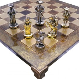 Шахматы «Мушкетеры», коричневые, 44х44 см
