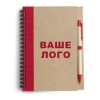 Блокнот з логотипом компанії з логотипом фото
