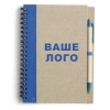 Блокнот з логотипом компанії з логотипом фото
