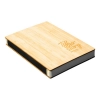 Набор бамбуковый с блокнотом и ручкой Lorca фото 4 Набор бамбуковый с блокнотом и ручкой Lorca с логотипом