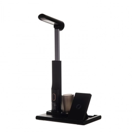 Настольная лампа HaloFlow с беспроводной зарядкой 15W