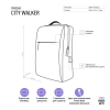 Рюкзак CITY WALKER з логотипом
